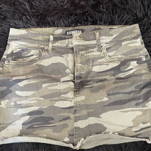 camo short skirt